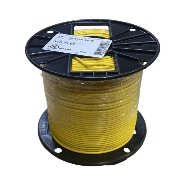 Yellow Tracer Wire (14G) 500' 1842500