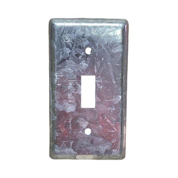 Single Toggle Plate for 4" Electrical Box 1876060