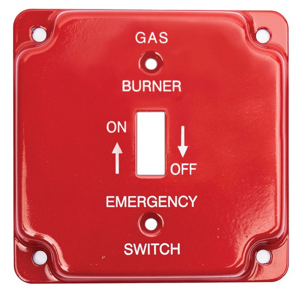 Gas Toggle Plate For 4" Box 1876070