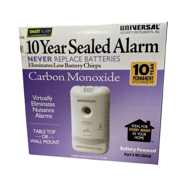 USI Carbon Monoxide Detector With 10 Year Battery 1982020