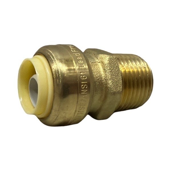 1/2" x 1/2" MIP EZ-Bite Push-Fit 2012020