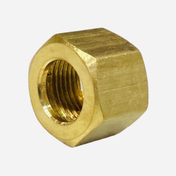 3/8" #61 Brass Compression Nut 2015006