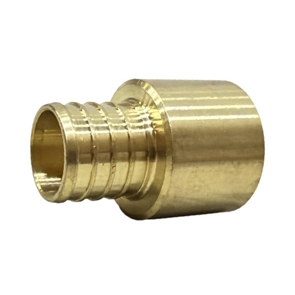 1" PEX x 1" Female Sweat Brass Straight Adapter (LF) - Crimp (F1807) Type 2051106
