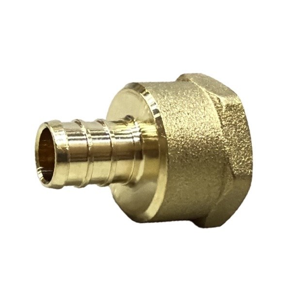 1/2" PEX x 1/2" *FIP* Brass Straight Adapter (LF) - Crimp (F1807) Type 2059002