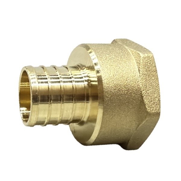 1" PEX x 1" *FIP* Brass Straight Adapter (LF) - Crimp (F1807) Type 2059008