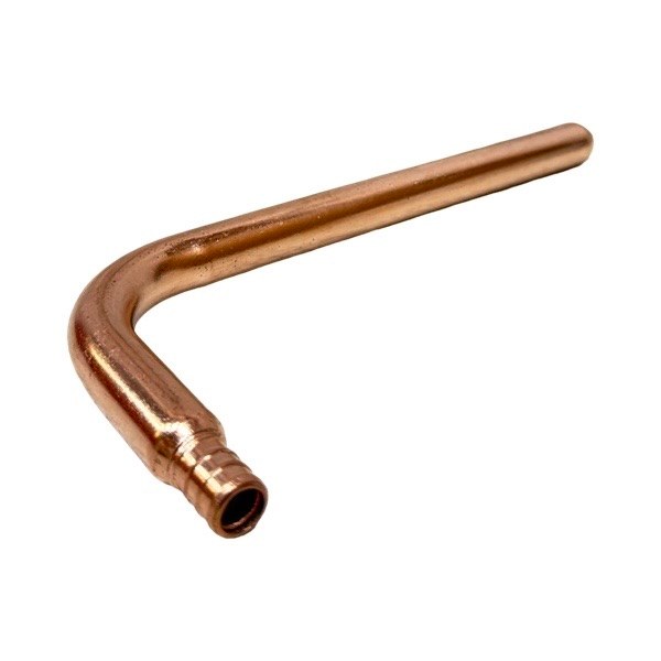 1/2" PEX x 4" Stubout Elbow - Crimp PEX-B (F1807) Type 2081002