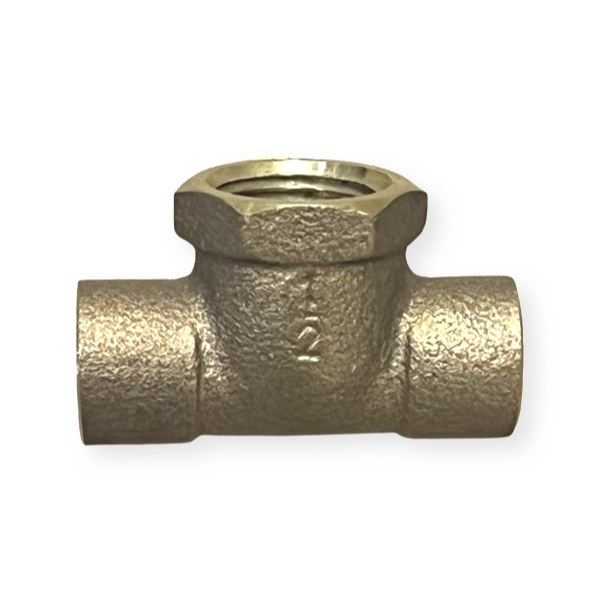 1/2"C x 1/2"C x 1/2" FIP Cast Brass Adapter Tee 2103052