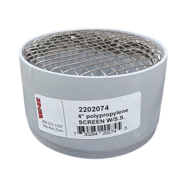 4" Polypropylene Termination Screen 2202074