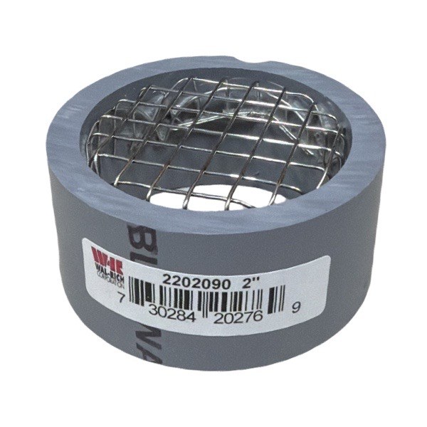2" Gray Schedule 80 PVC Termination Screen 2202090