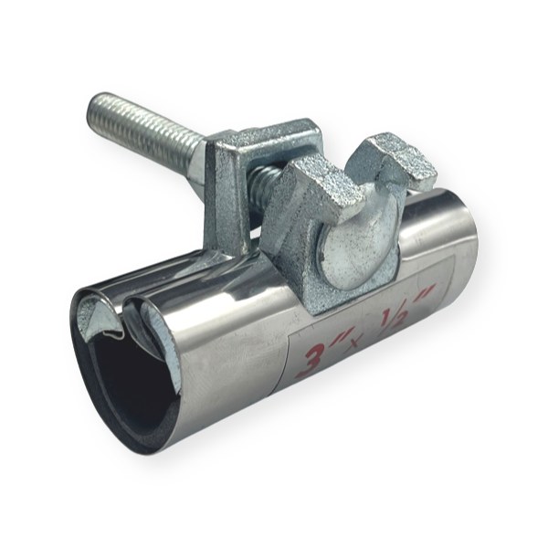 1/2 x 3" Stainless Steel Wrap-Around Repair Clamp 2206104