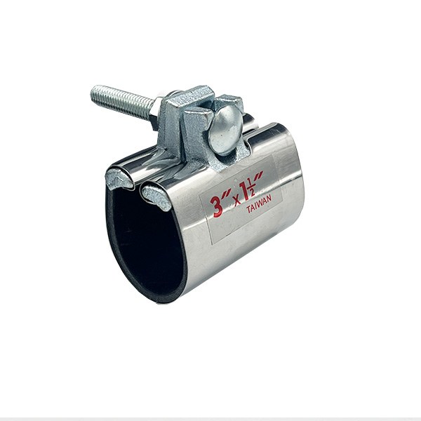 1 1/2 x 3" Stainless Steel Wrap-Around Repair Clamp 2206112