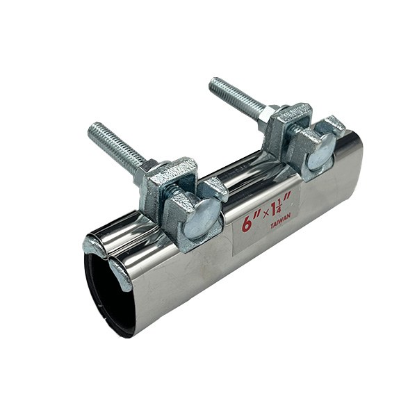 1 1/4 x 6" Stainless Steel Wrap-Around Repair Clamp 2206210