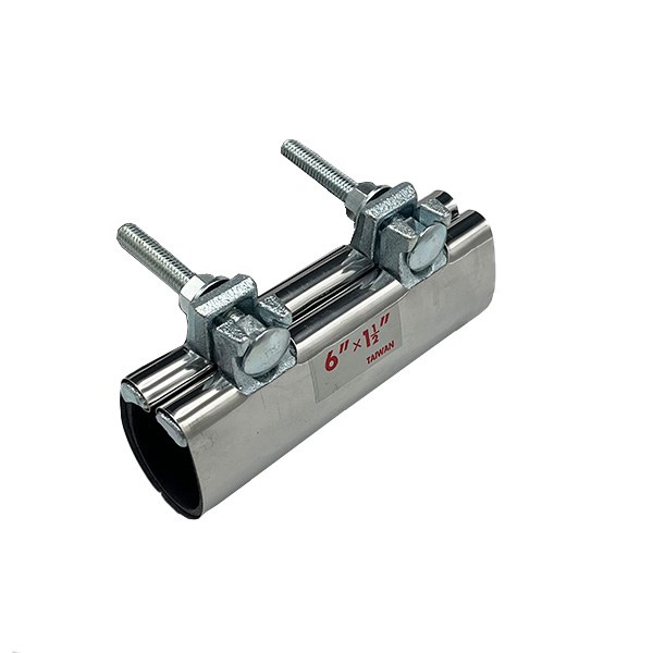 1 1/2 x 6" Stainless Steel Wrap-Around Repair Clamp 2206212