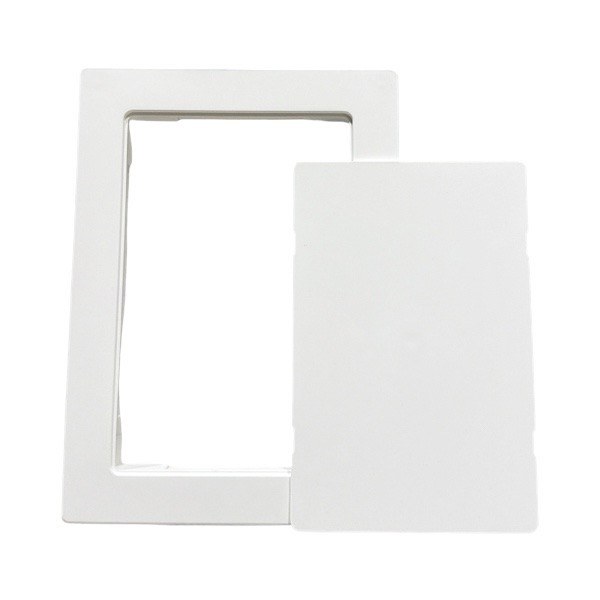 6"x 9" White ABS Snap-In Access Panel 2213002
