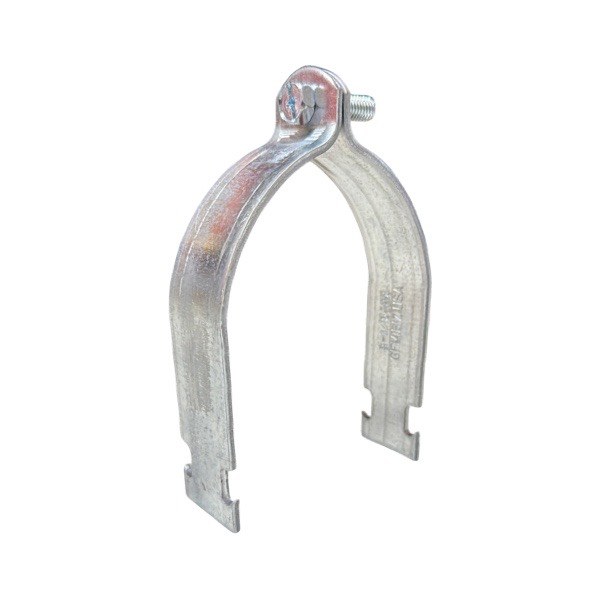 3 1/2" IPS Galvanized Steel Strut Clamp 2393018