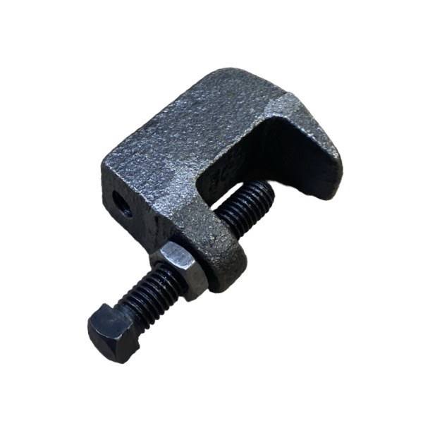 3/8" Black Malleable Iron Wide Jaw Top Beam Clamp 2410010