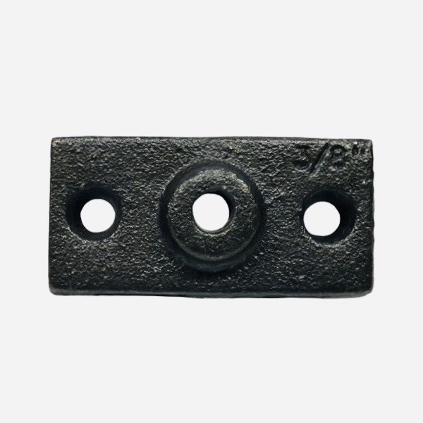 3/8" Black 3-HOLE Ceiling Plate 2412002