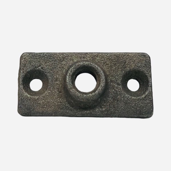 1/2" Black 3-HOLE Ceiling Plate 2412004