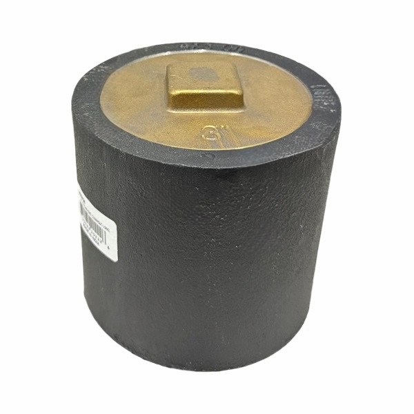 4" Cast Iron Plain-End Cleanout - Long Pattern 2423704