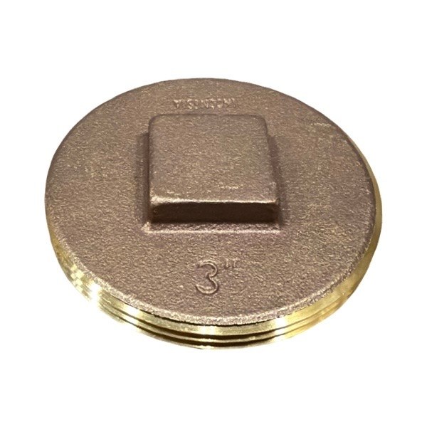 3" Raised-Head Brass Plug 2424206