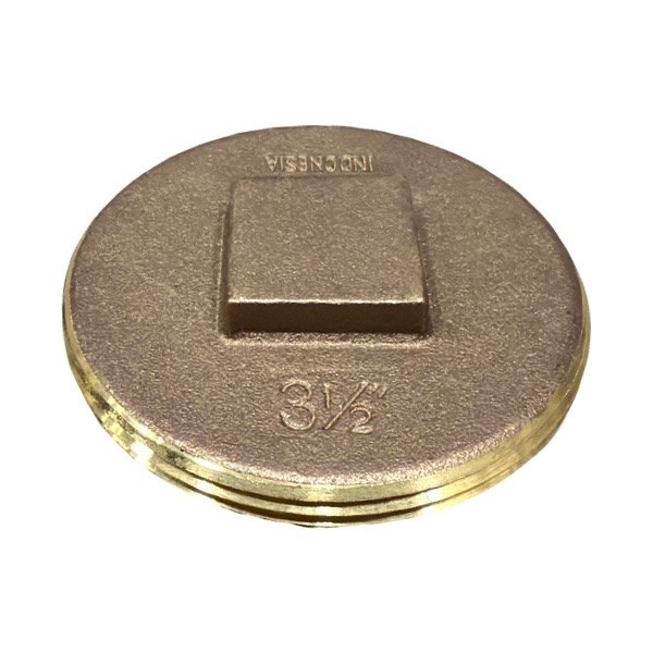 3 1/2" Raised-Head Brass Plug 2424208
