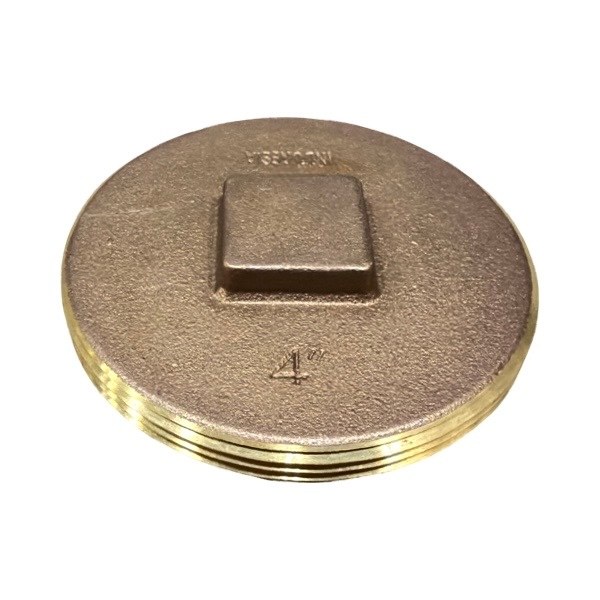 4" Raised-Head Brass Plug 2424210