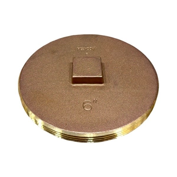 6" Raised-Head Brass Plug 2424214