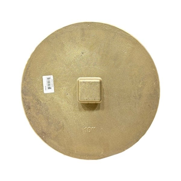 10" Raised Head Brass Cleanout Plug - Southern Code 2424218