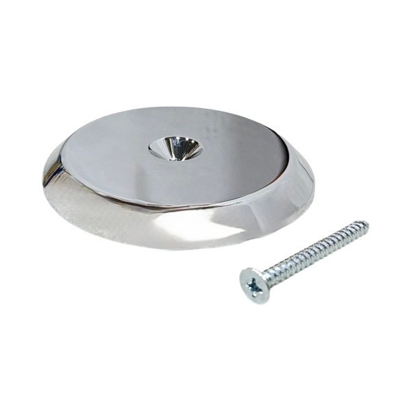 4" Flat Chrome-Plated ABS Cleanout Cover 2424602