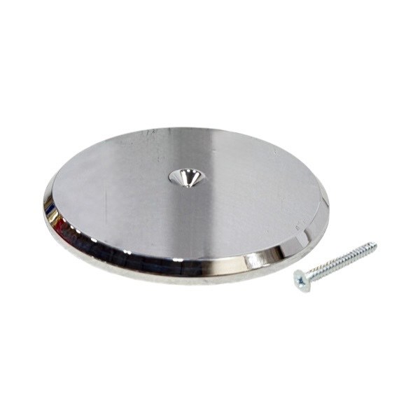 7" Flat Chrome-Plated ABS Cleanout Cover 2424606