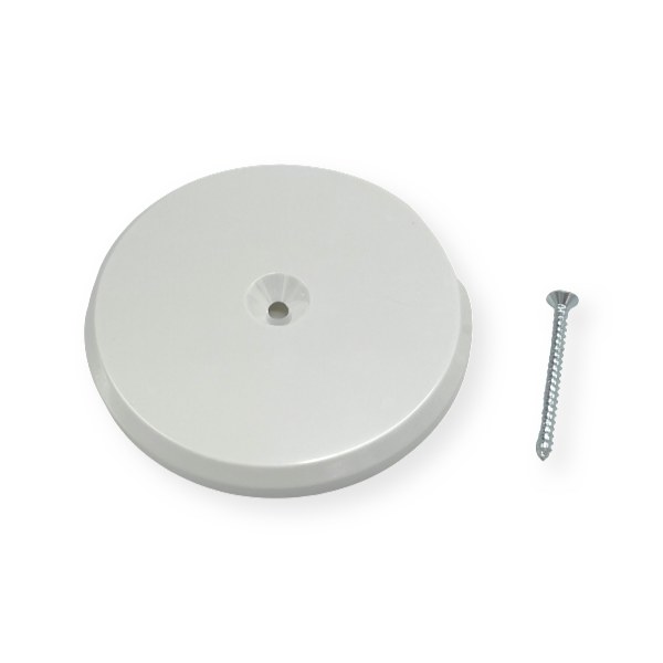 5" Flat White ABS Cleanout Cover 2424652