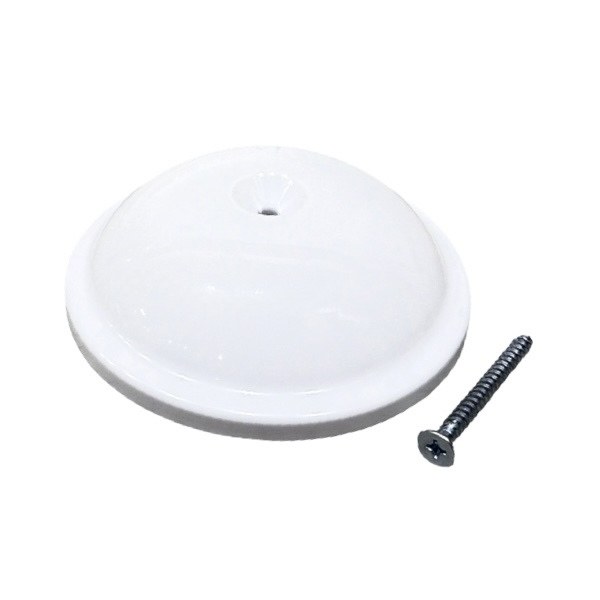 5" Bell White ABS Cleanout Cover 2424672
