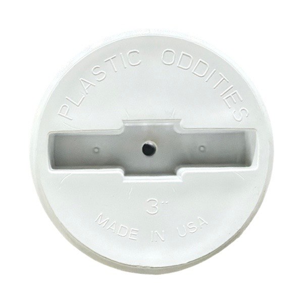 3" PVC Countersunk Cleanout Plug 2424806