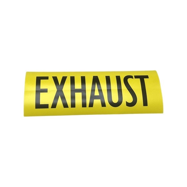 Yellow Label for Boiler Exhaust Piping 2425046
