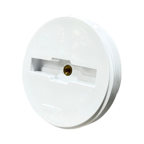 3 1/2" PVC Cleanout Plug With Brass Insert 2425108