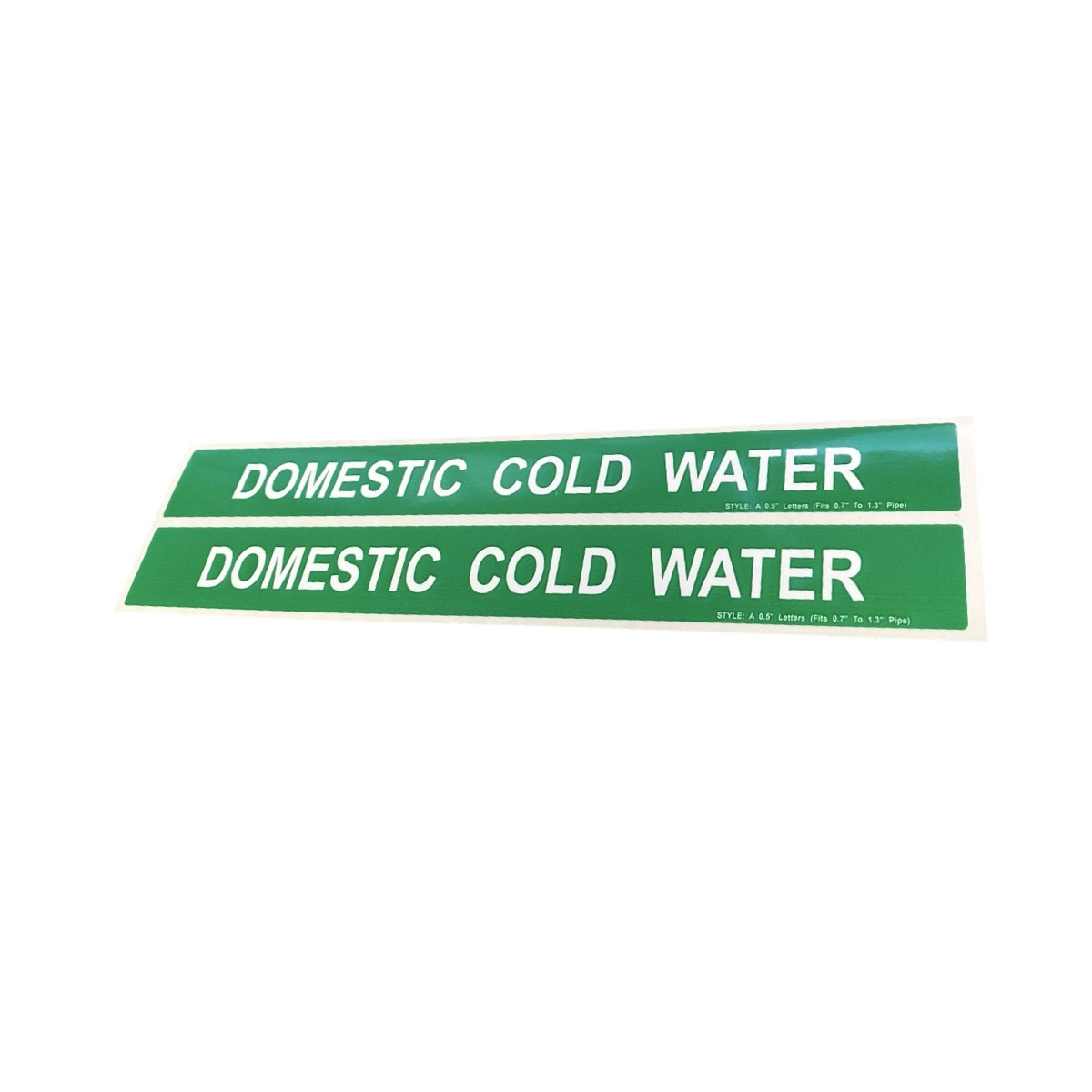 Domestic Cold Water Self-Adhesive Label - Small 2425502