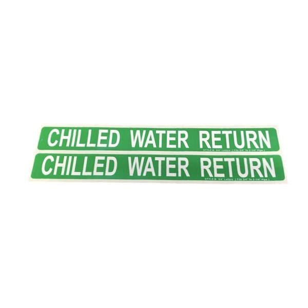 Chilled Water Supply Self-Adhesive Label - Medium 2425522