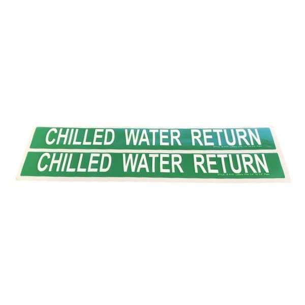 Chilled Water Return Self-Adhesive Label - Medium 2425533
