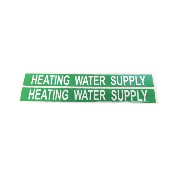 Heating Hot Water Supply Self-Adhesive Label - Medium 2425542