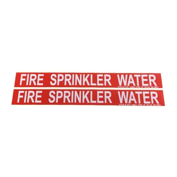 Fire Sprinkler Water Self-Adhesive Label - Medium 2425583