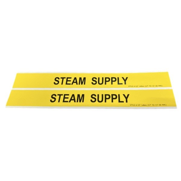 Steam Supply Self-Adhesive Label - Small 2425590