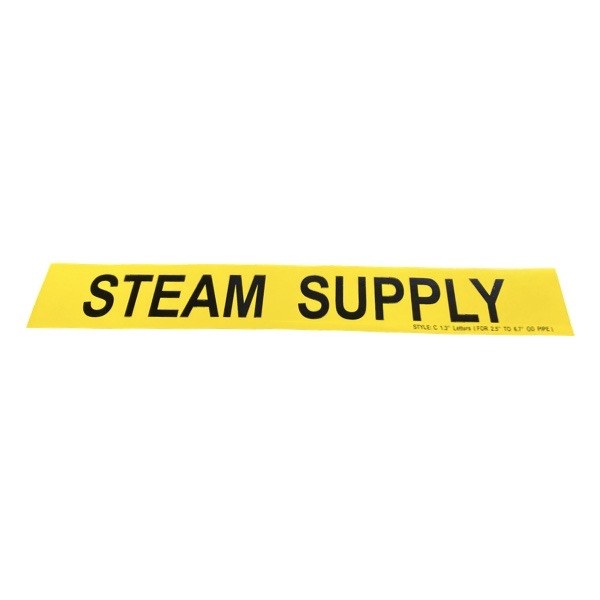 Steam Supply Self-Adhesive Label - large 2425594