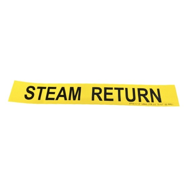 Steam Return Self-Adhesive Label - Large 2425605