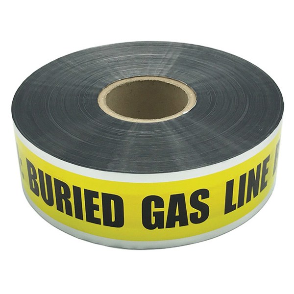 3" x 1000' Yellow Detectable Magnetic Tape 2426052