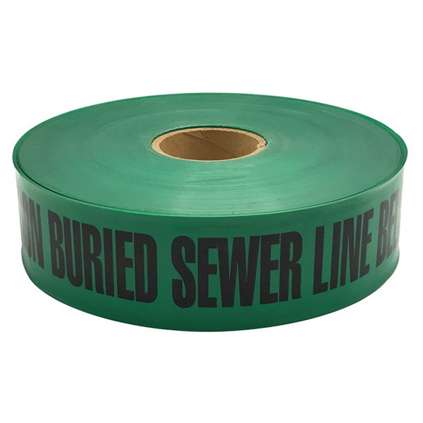 3" x 1000' Green Non-Detectable Tape 2426070