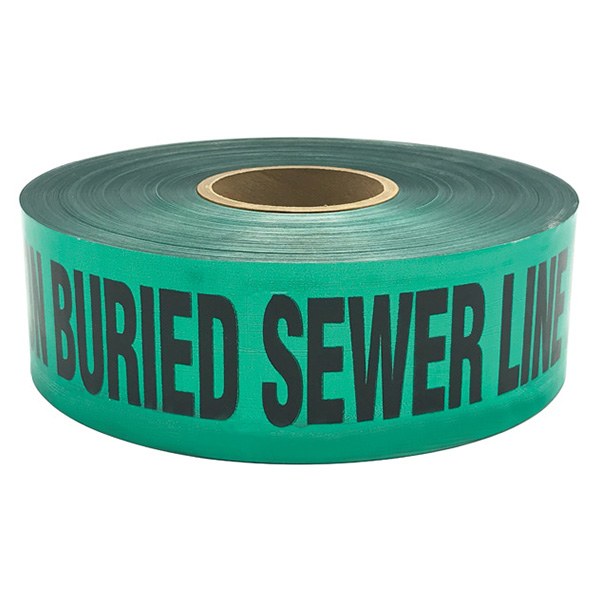 3" x 1000' Green Detectable Magnetic Tape 2426072