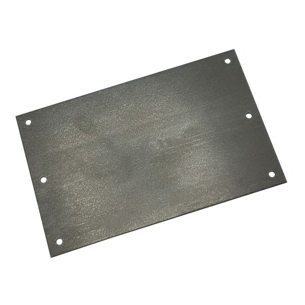 5" x 8" 16G Boca Plate - 6 Hole Regular 2432802