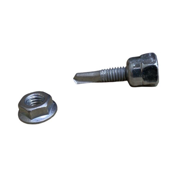 1 1/4 " Sammy Screw With Nut For Steel 3/8" Rod DSTR516 "Straight" (Vertical) 2440022