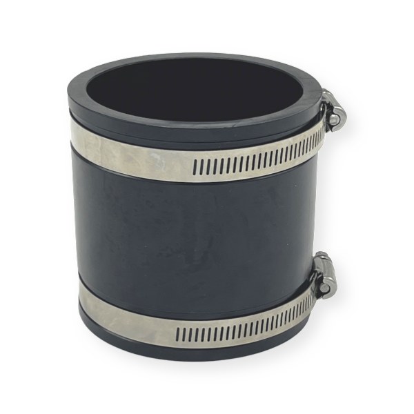 Rubber Transition Coupling 3" x 3" Cast Iron/PVC x Cast Iron/PVC 2533014