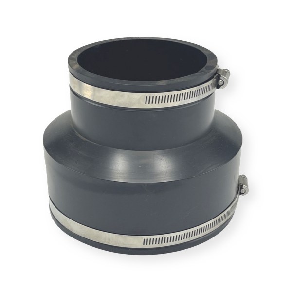 Rubber Transition Coupling 6" x 4" Cast Iron/PVC x Cast Iron/PVC 2533020